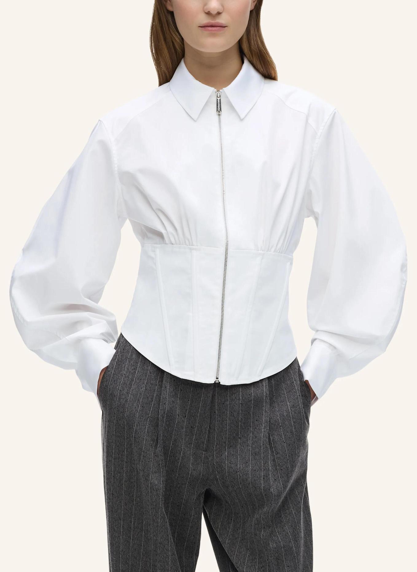 KARL LAGERFELD Bluse: WEISS