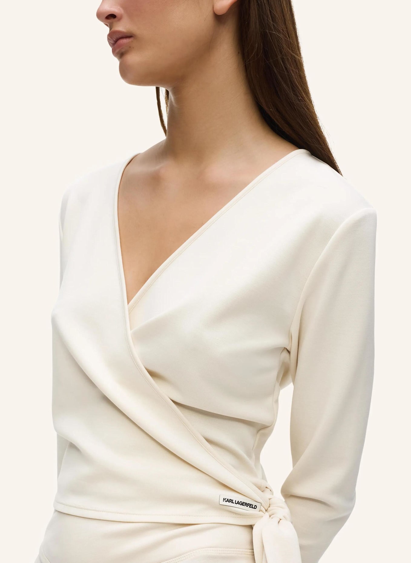 KARL LAGERFELD Top: BEIGE