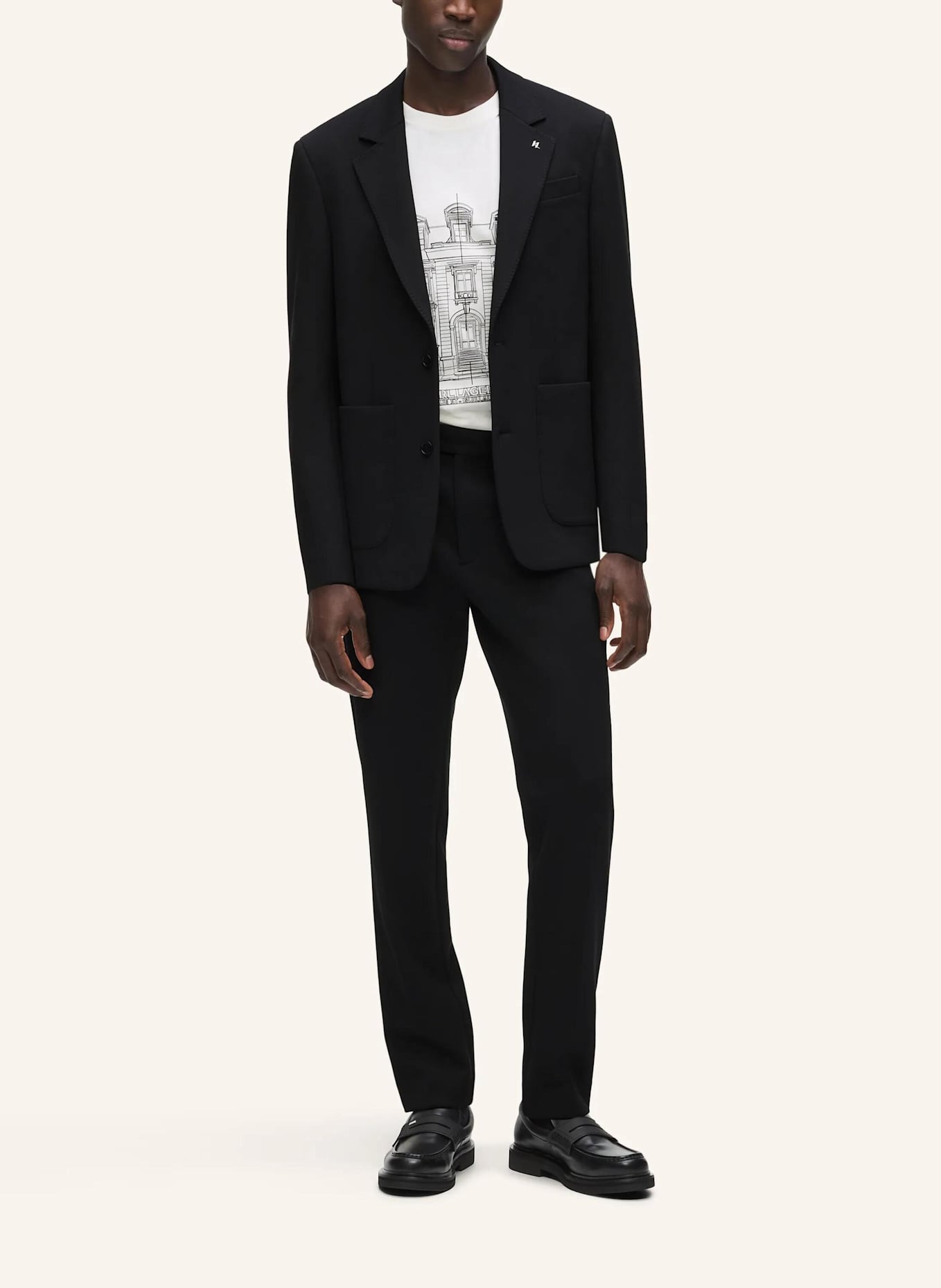 KARL LAGERFELD Blazer: SCHWARZ