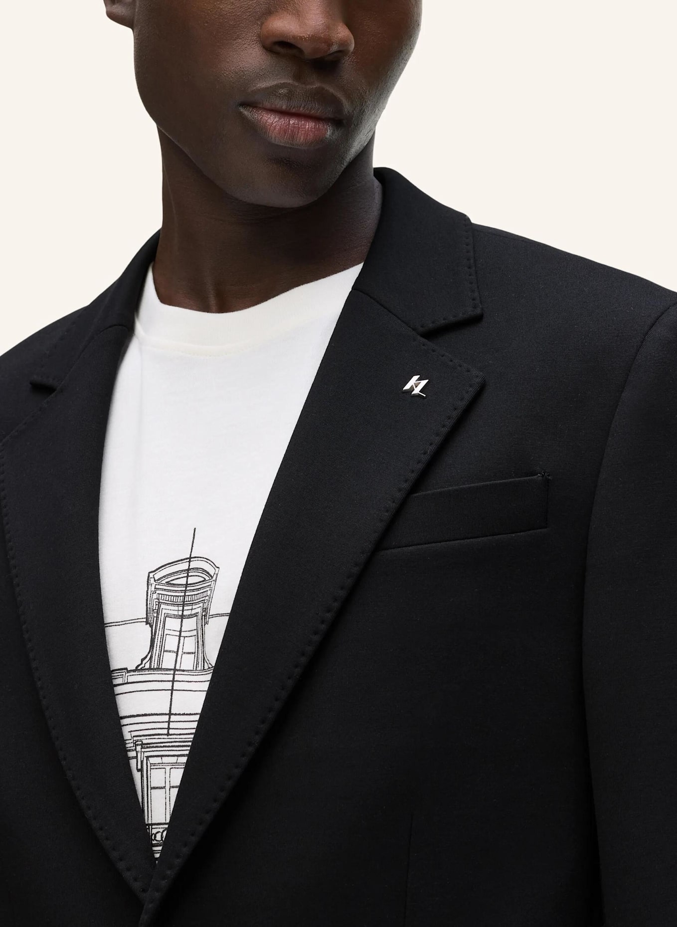 KARL LAGERFELD Blazer: SCHWARZ