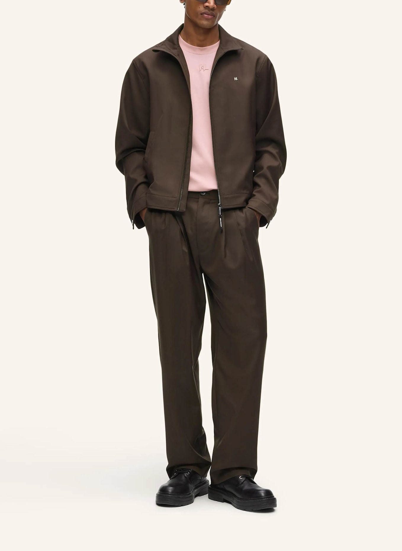KARL LAGERFELD Jacke: DUNKELBRAUN