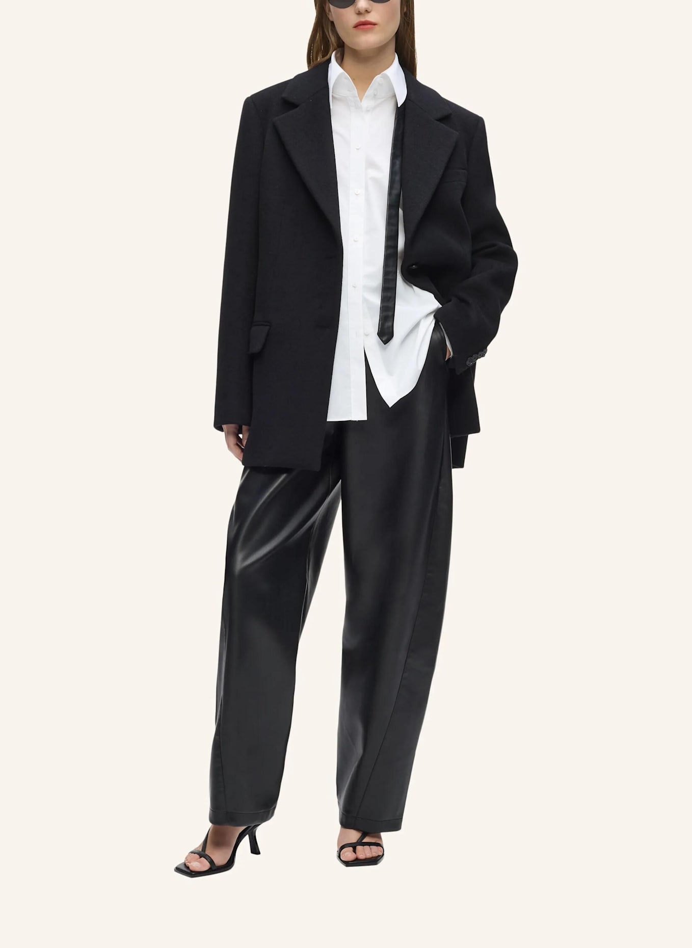 KARL LAGERFELD Bluse: WEISS
