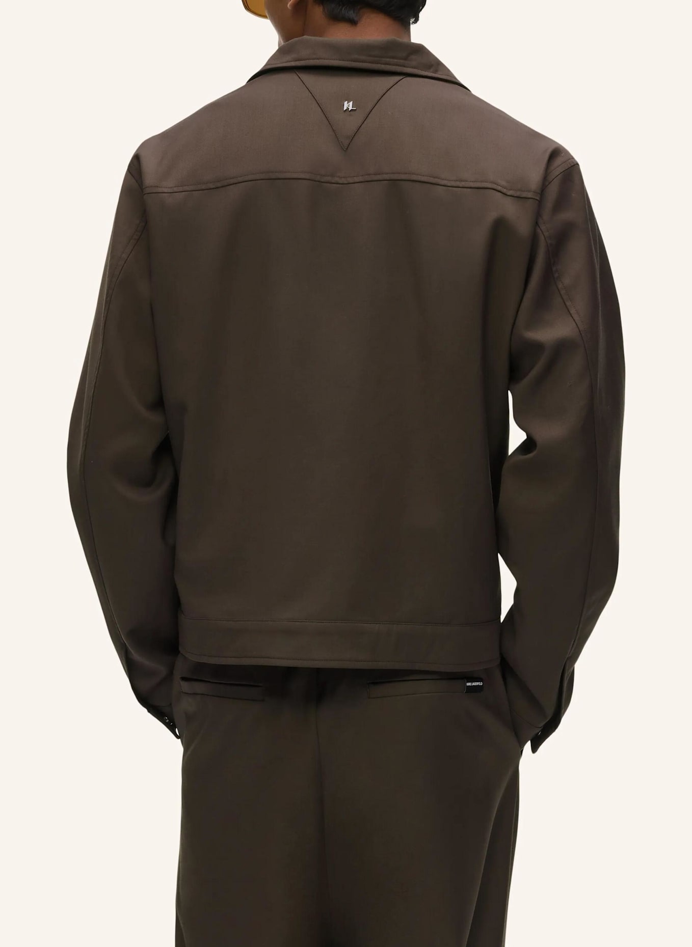 KARL LAGERFELD Jacke: DUNKELBRAUN