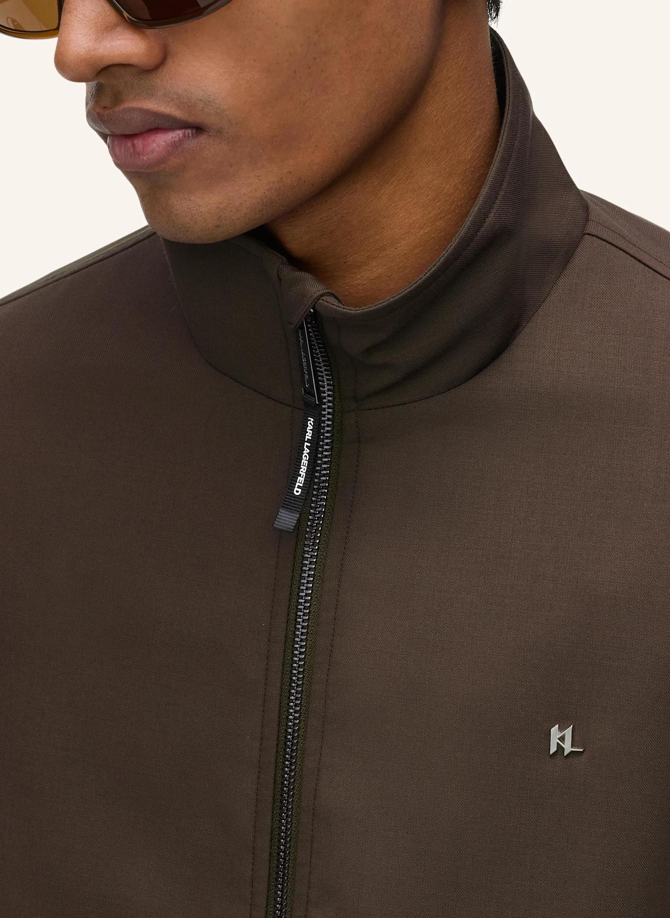 KARL LAGERFELD Jacke: DUNKELBRAUN