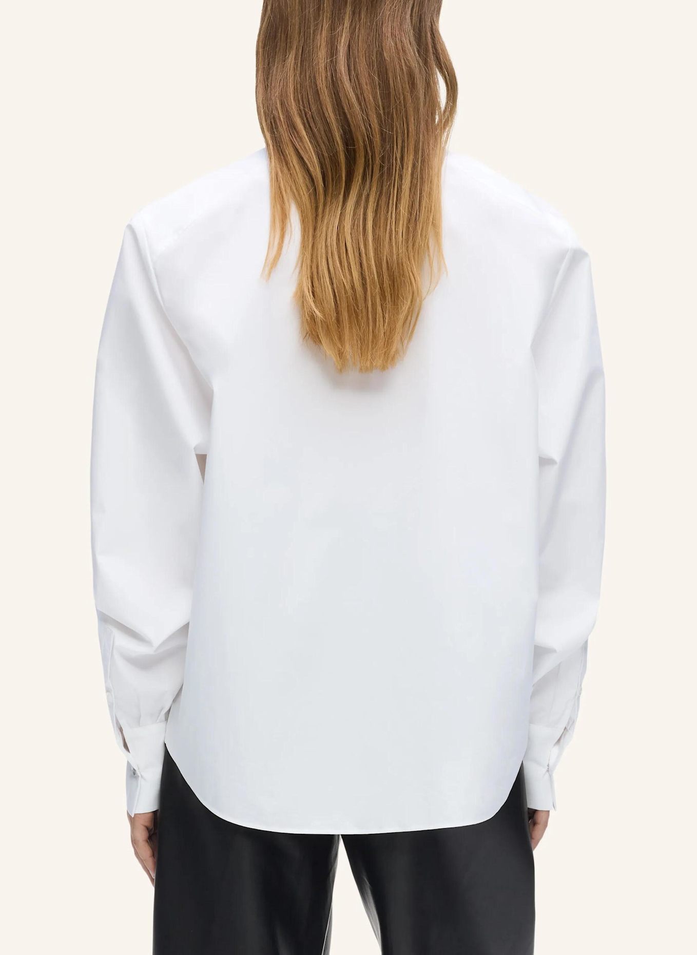 KARL LAGERFELD Bluse: WEISS
