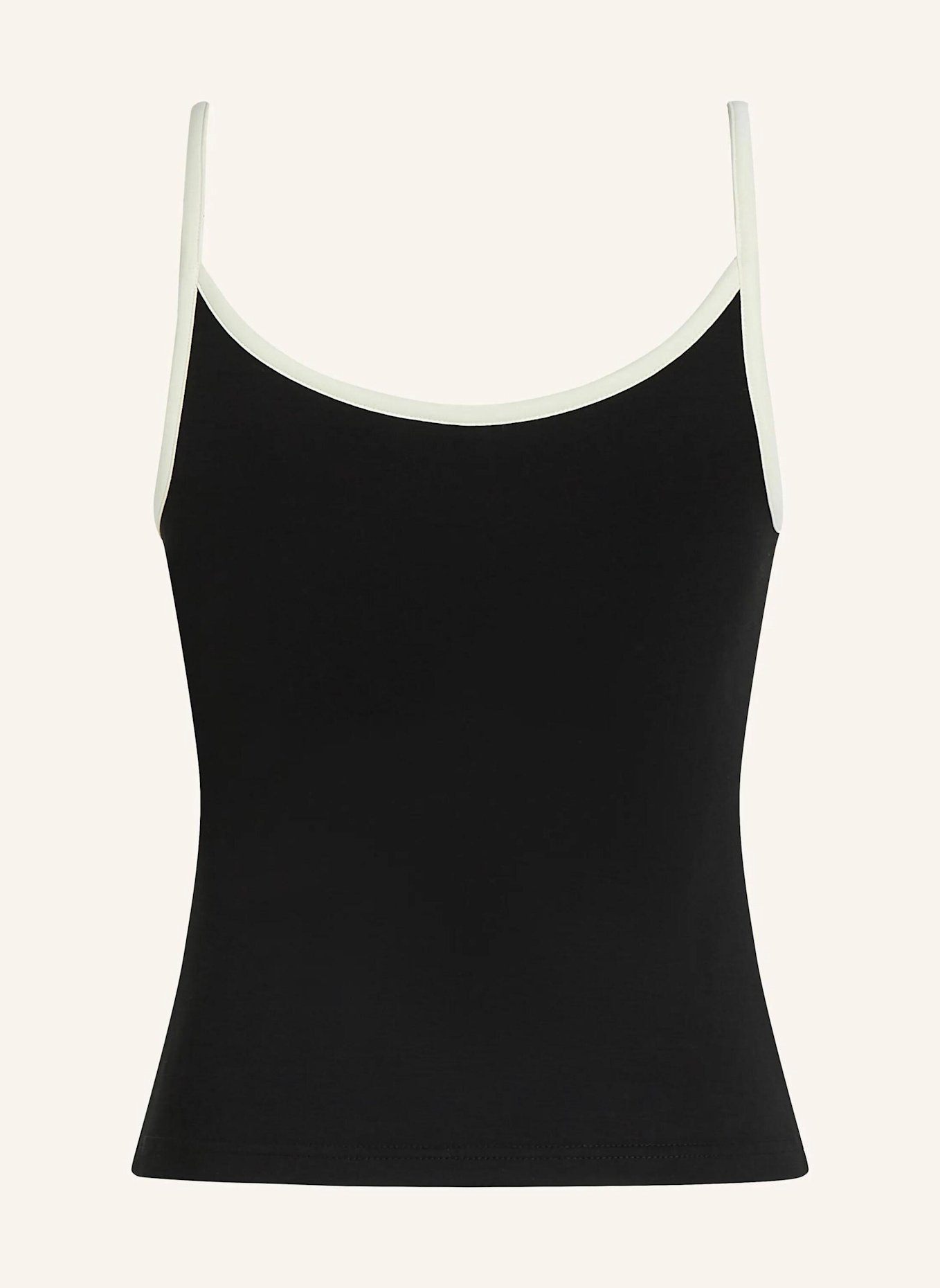 KARL LAGERFELD Top: SCHWARZ