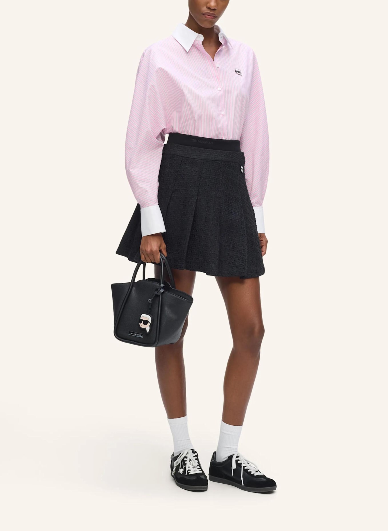 KARL LAGERFELD Bluse: PINK