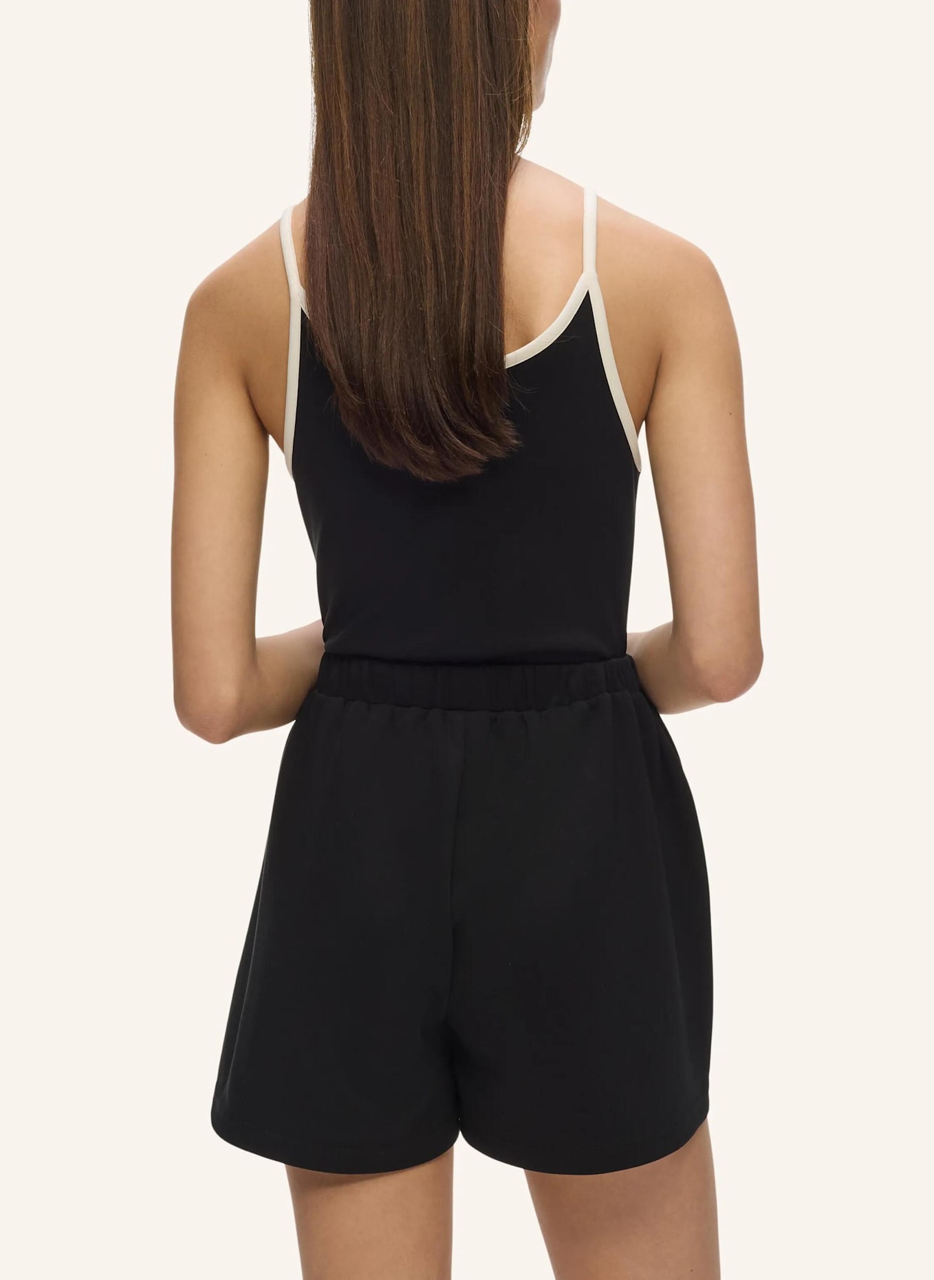 KARL LAGERFELD Top: SCHWARZ