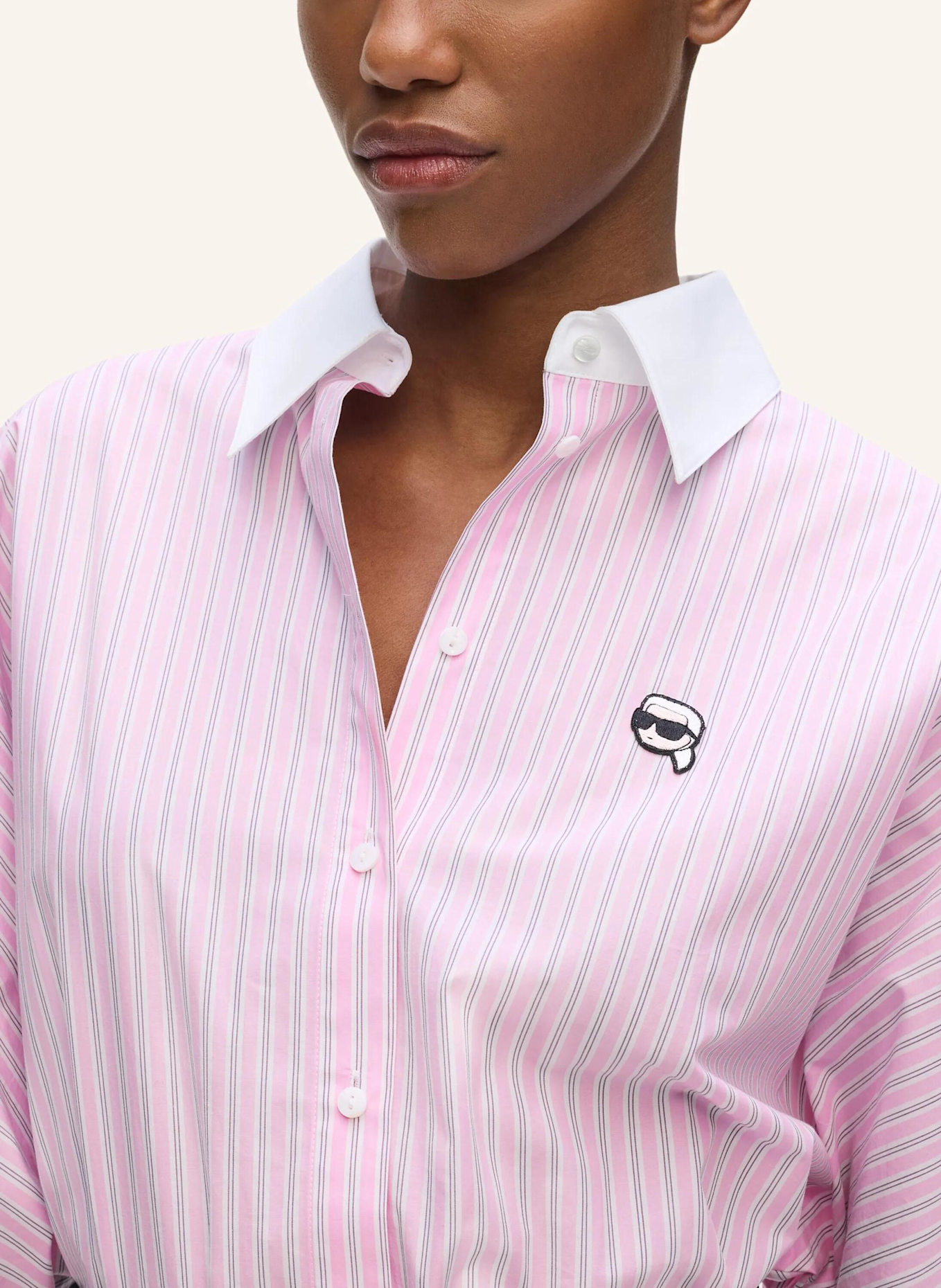 KARL LAGERFELD Bluse: PINK
