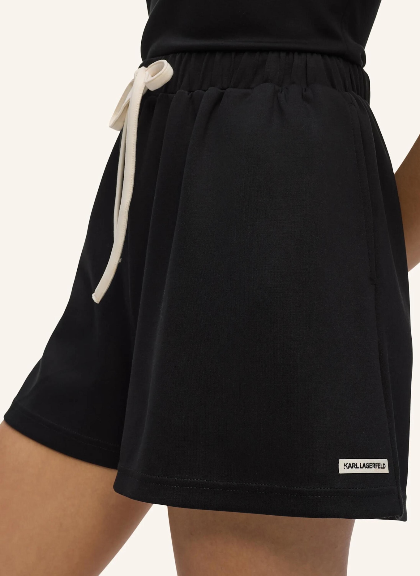 KARL LAGERFELD Hose: SCHWARZ
