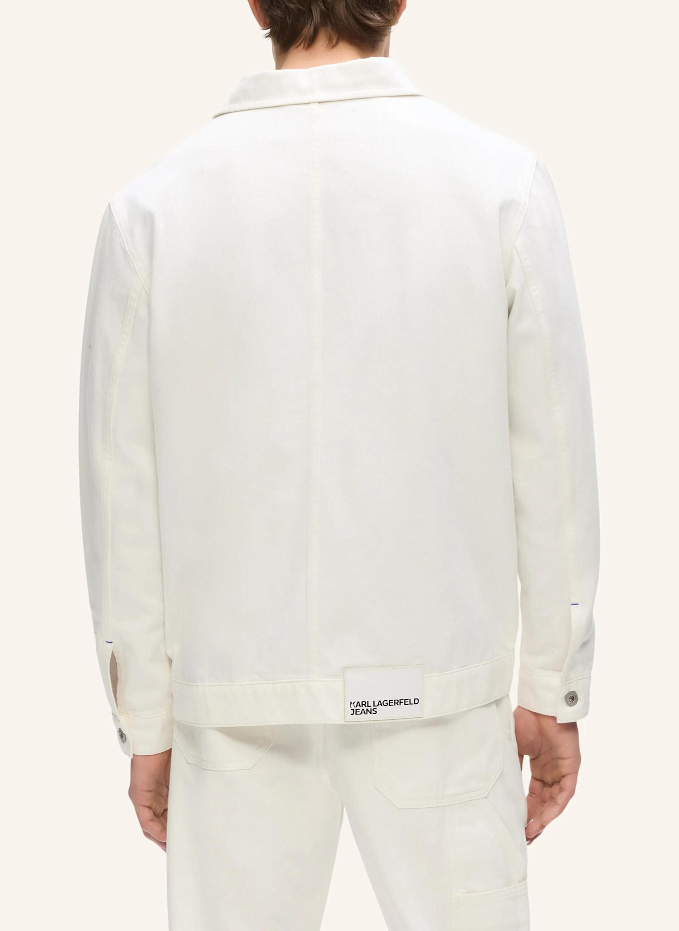 KARL LAGERFELD JEANS Jacke: WEISS