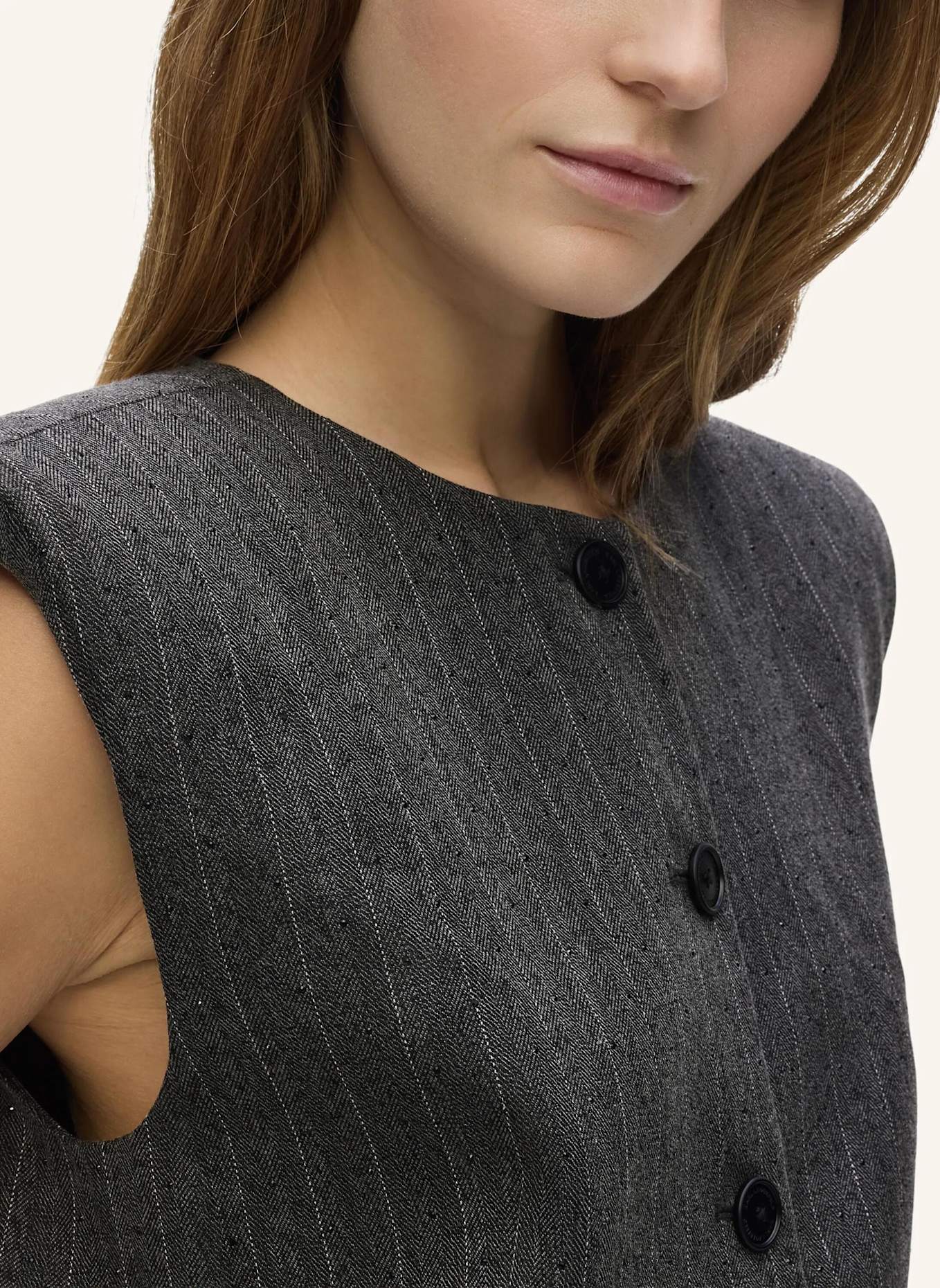 KARL LAGERFELD Bluse: GRAU