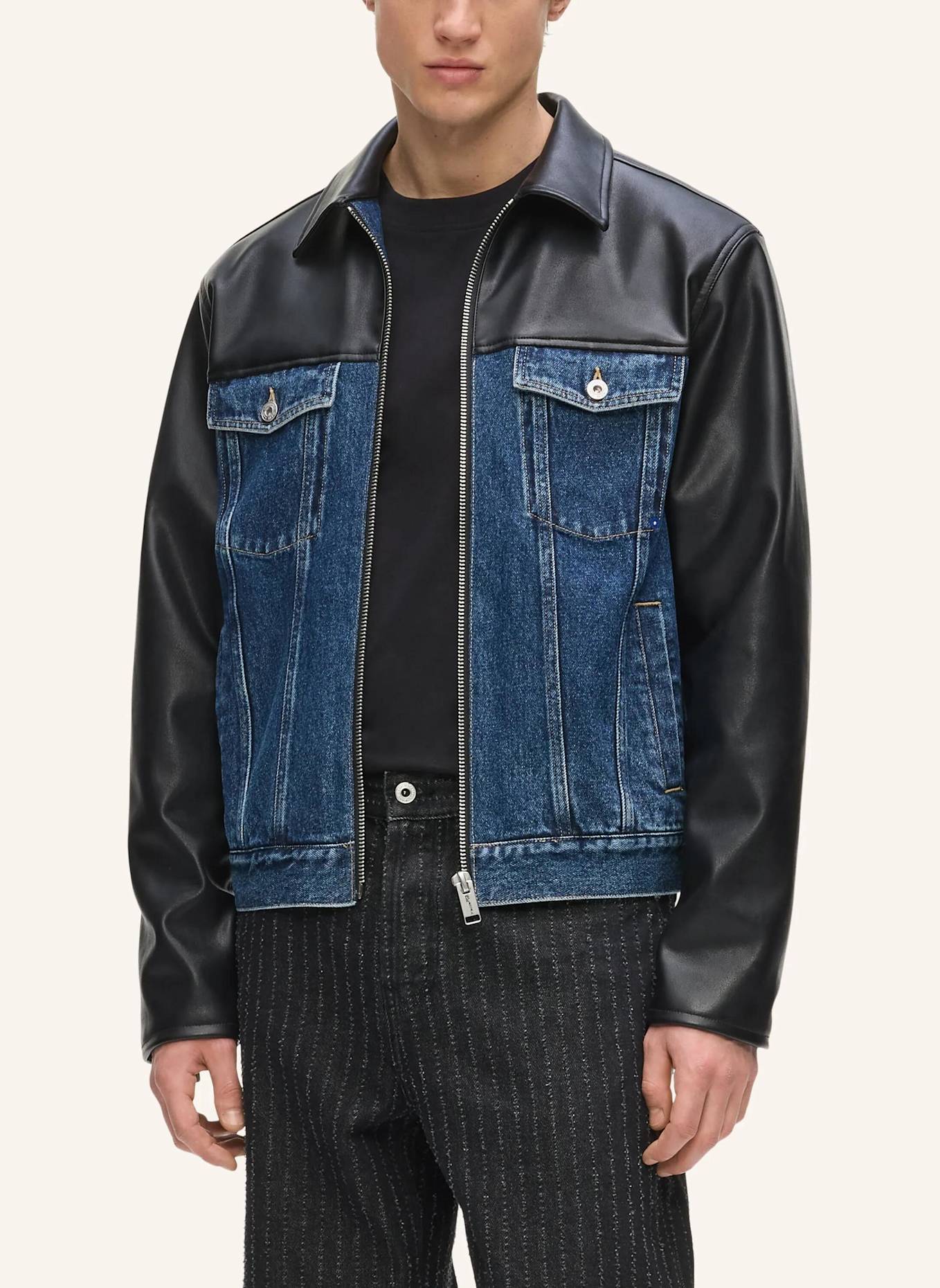 KARL LAGERFELD JEANS Jacke: SCHWARZ