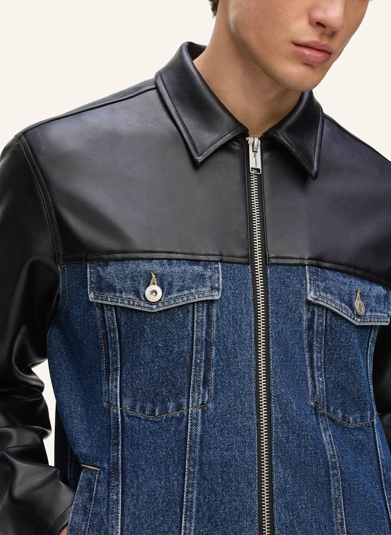 KARL LAGERFELD JEANS Jacke: SCHWARZ