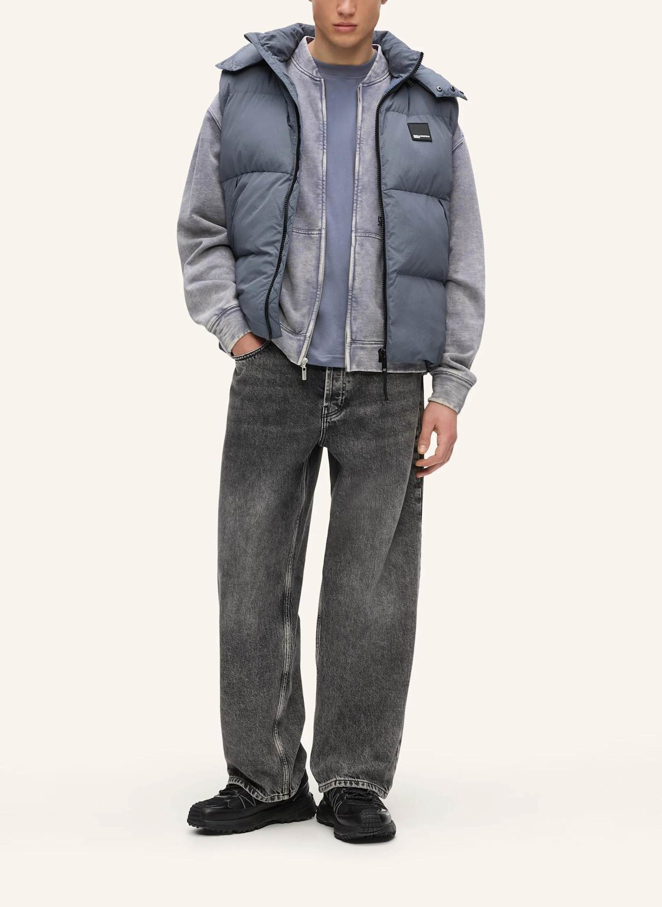 KARL LAGERFELD JEANS Jacke: GRAU
