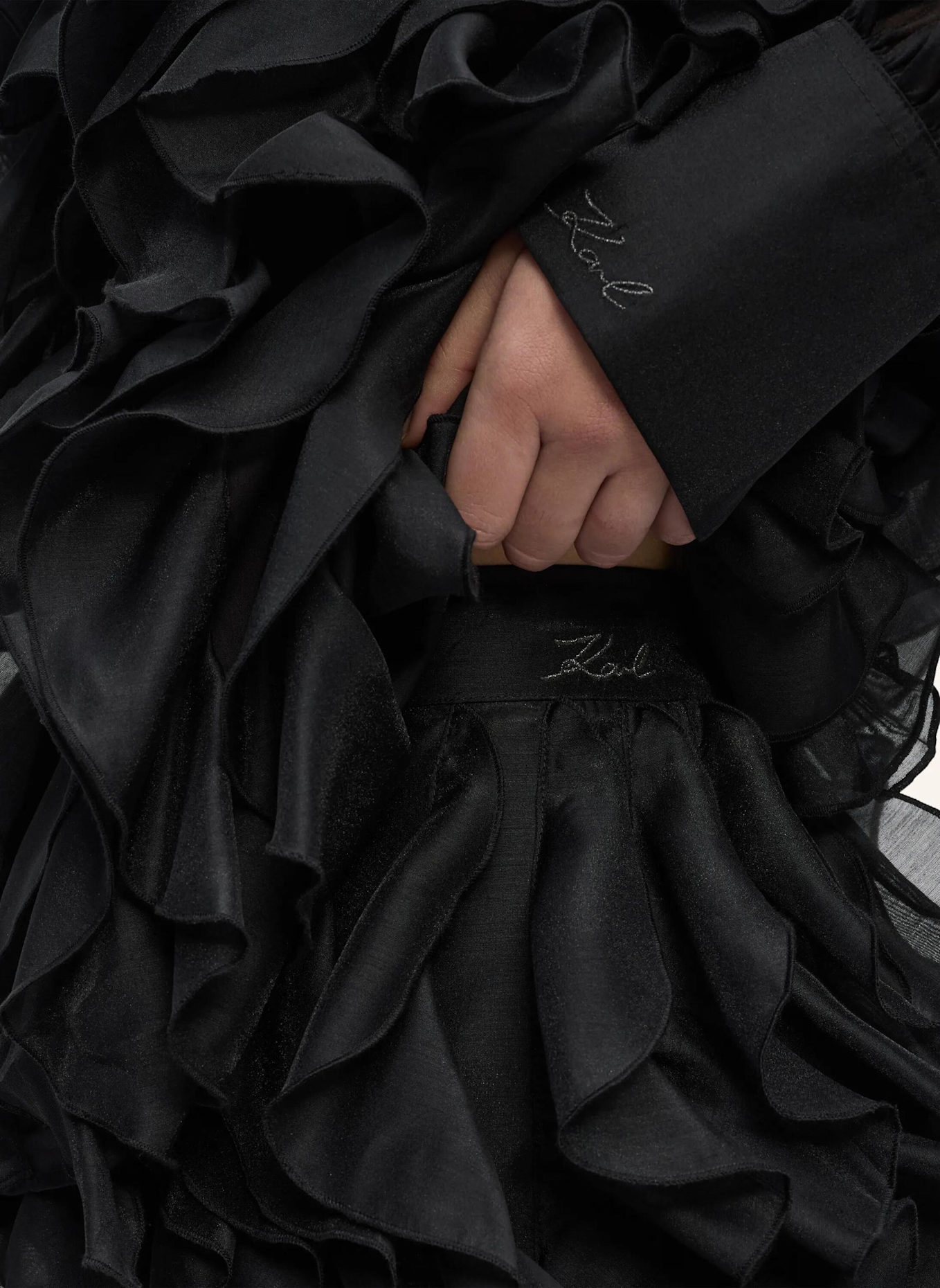 KARL LAGERFELD Rock: SCHWARZ