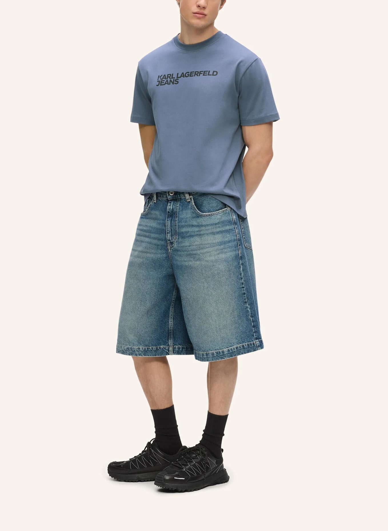 KARL LAGERFELD JEANS T-shirt: GRAU