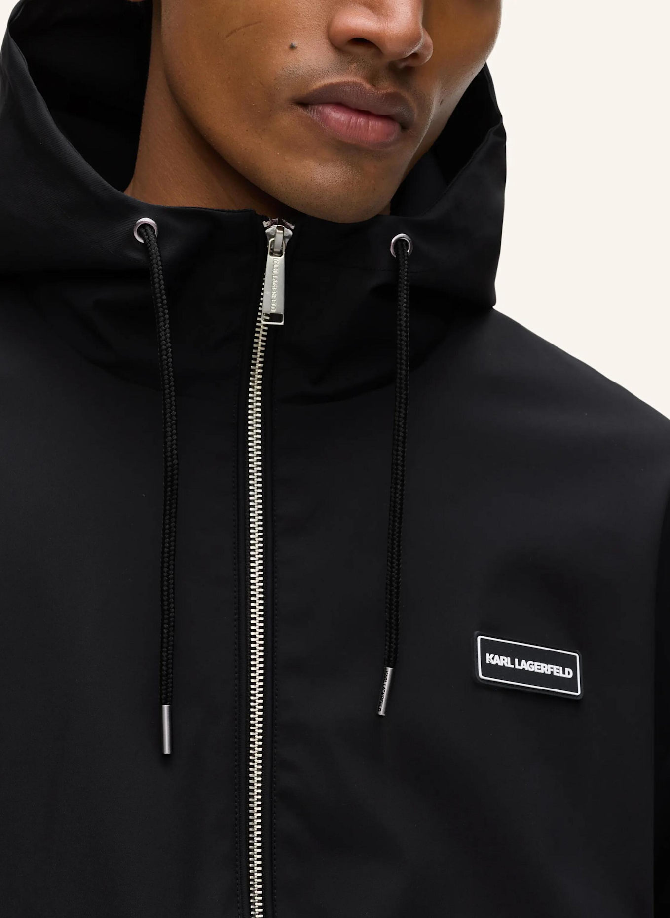 KARL LAGERFELD Jacke: SCHWARZ
