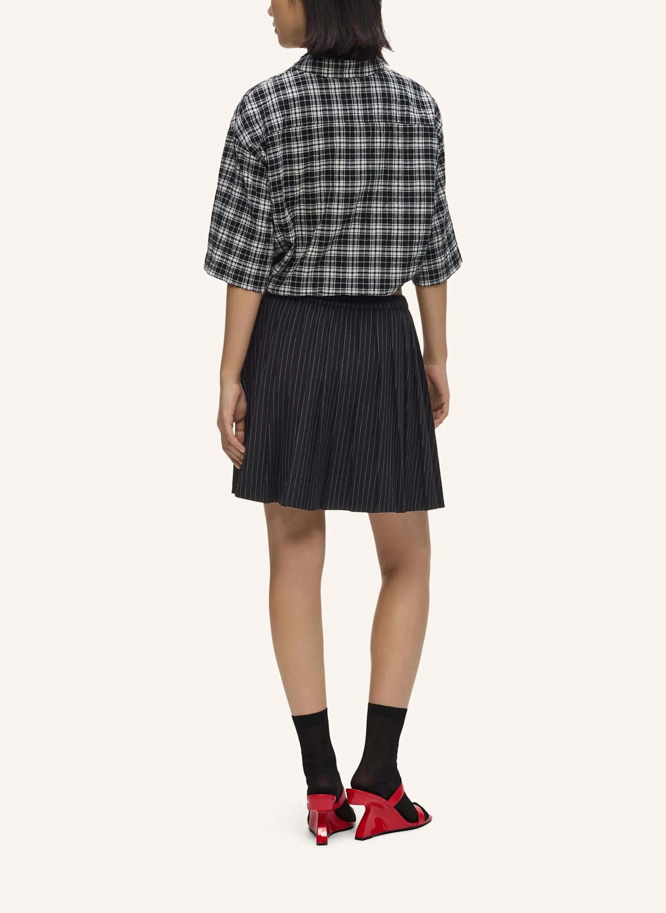 KARL LAGERFELD JEANS Rock: SCHWARZ