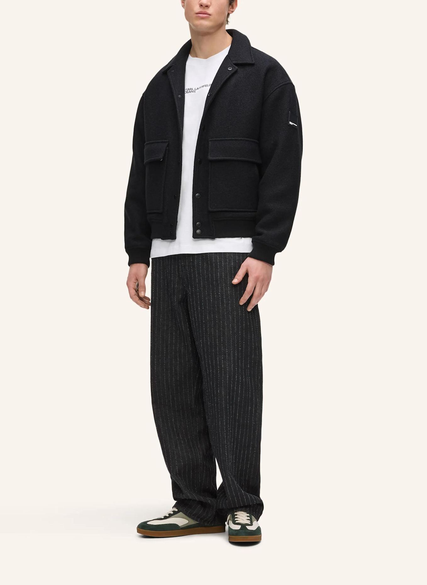 KARL LAGERFELD JEANS Jacke: SCHWARZ