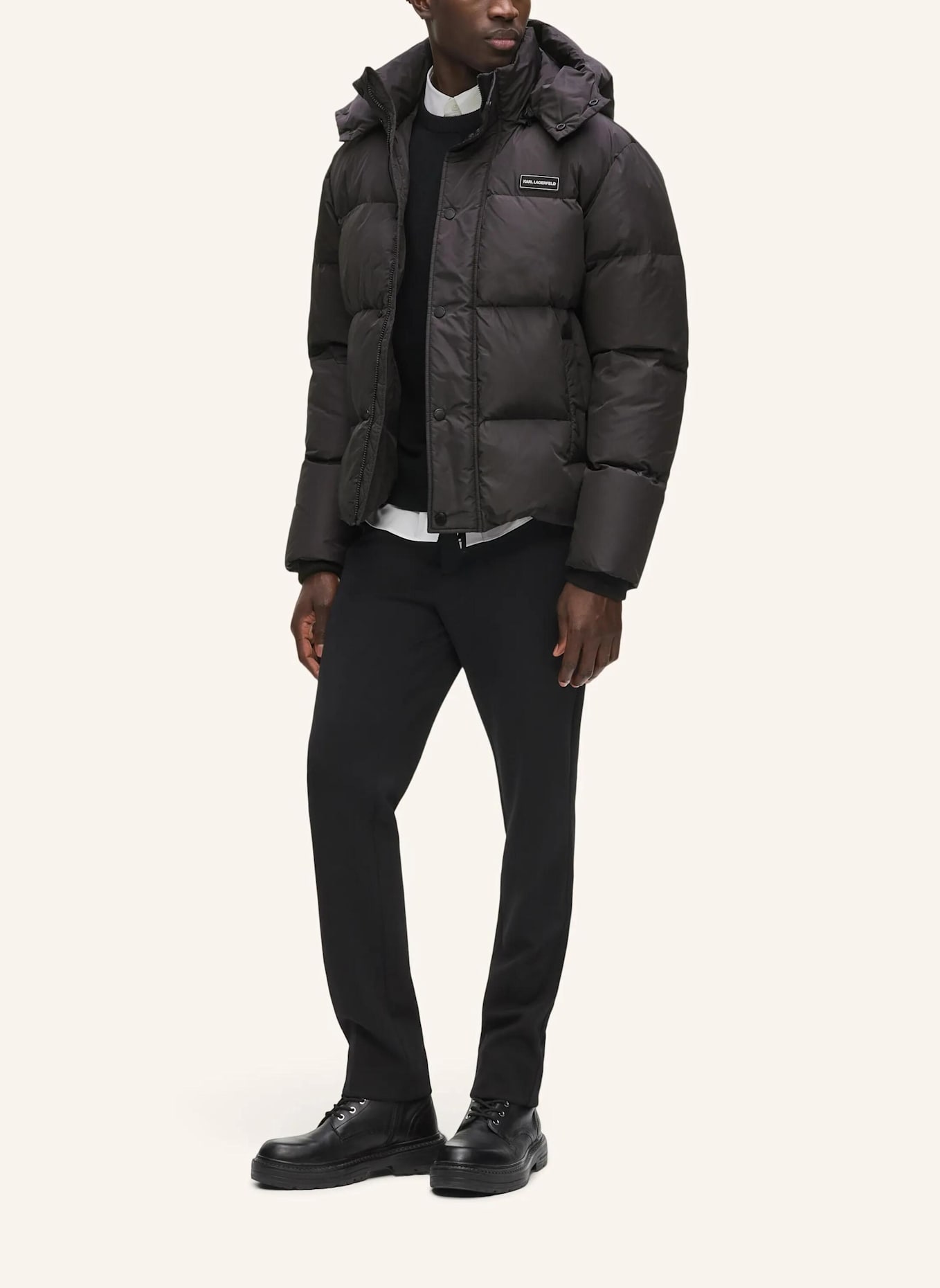 KARL LAGERFELD Jacke: SCHWARZ