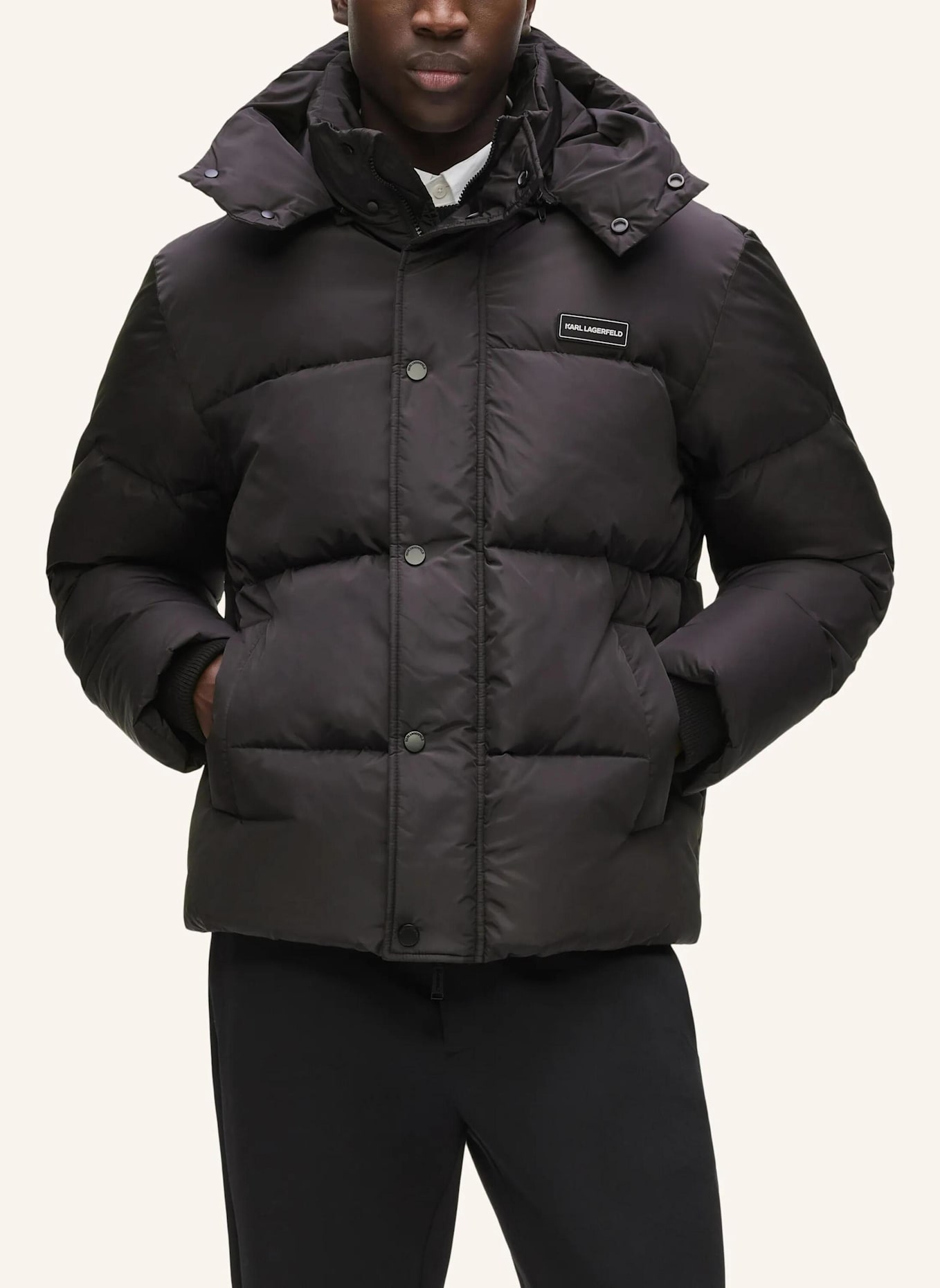 KARL LAGERFELD Jacke: SCHWARZ
