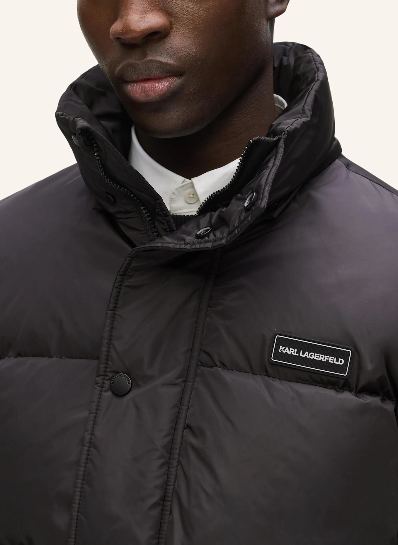 KARL LAGERFELD Jacke: SCHWARZ