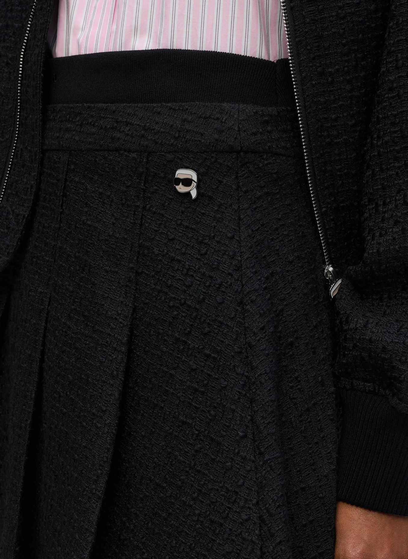 KARL LAGERFELD Rock: SCHWARZ