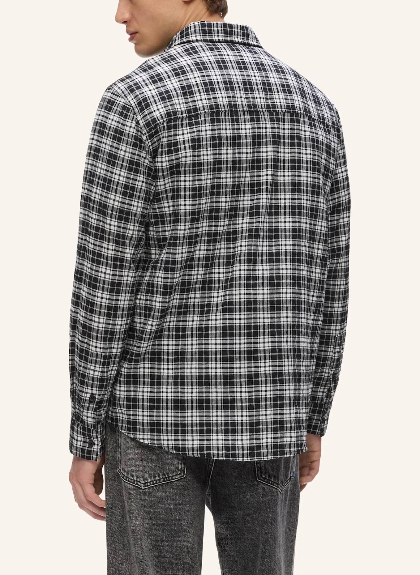 KARL LAGERFELD JEANS Hemd: SCHWARZ