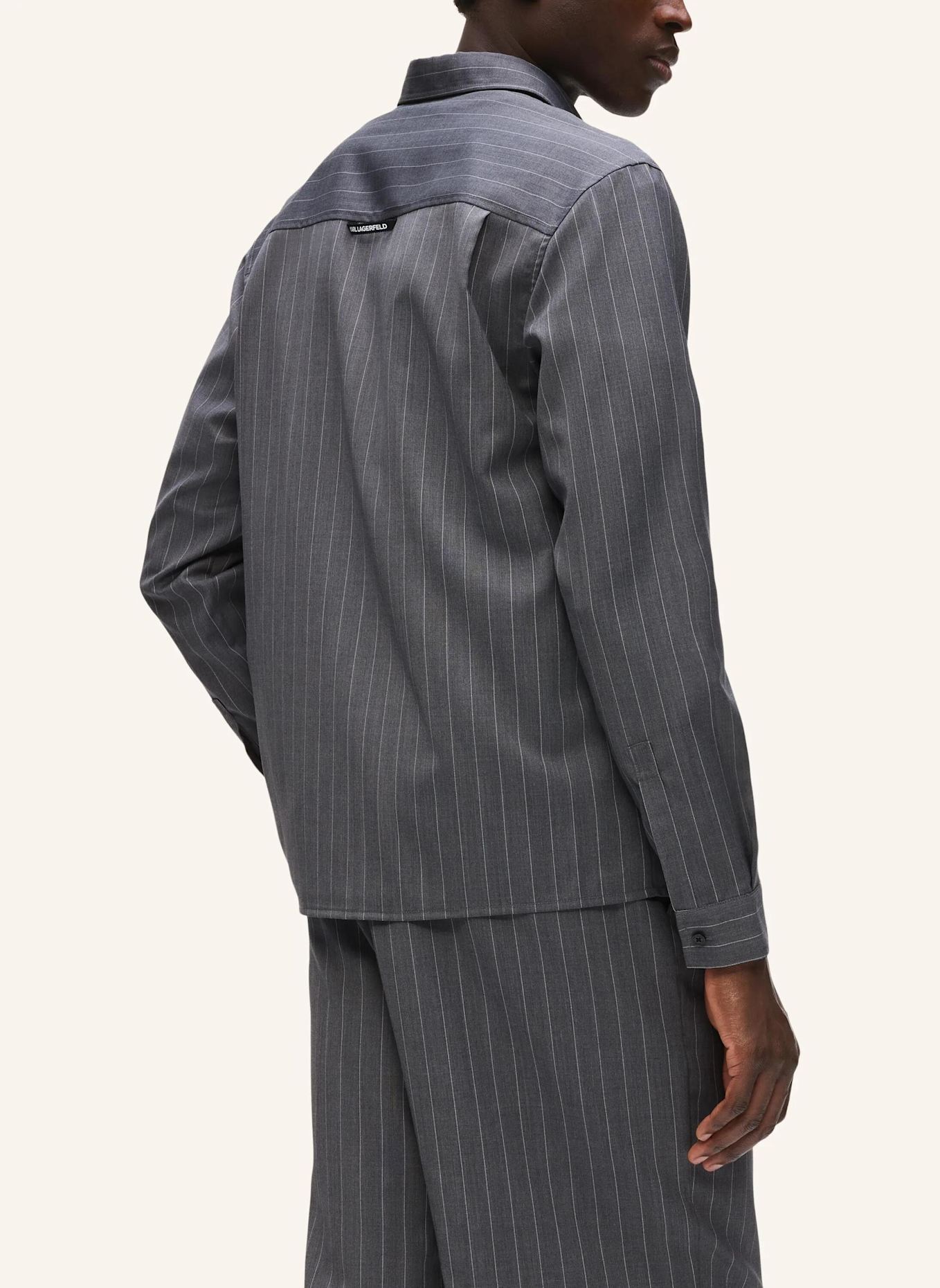 KARL LAGERFELD Hemd: GRAU