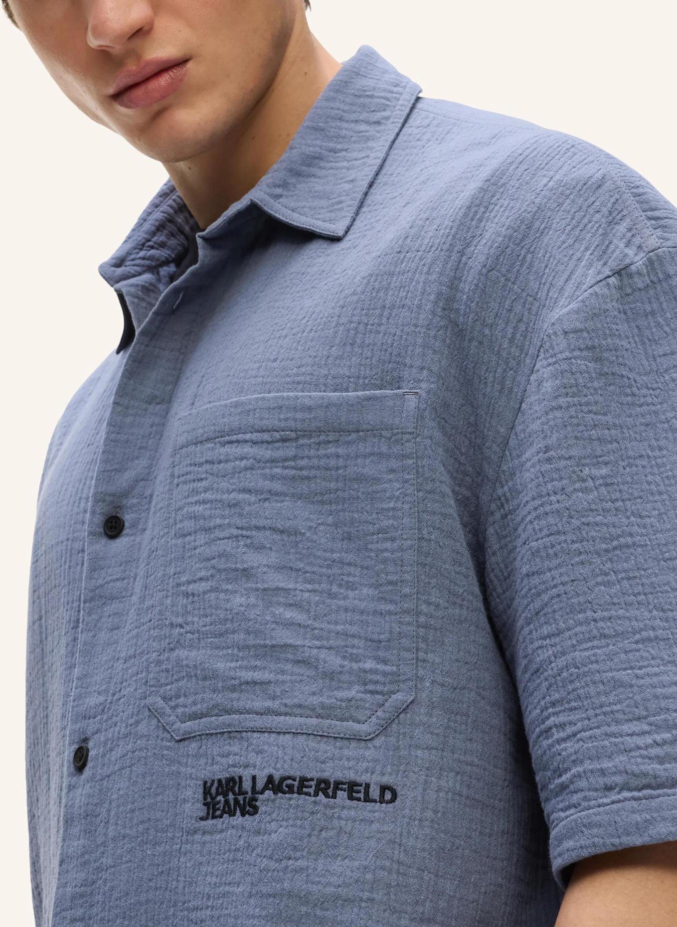 KARL LAGERFELD JEANS Hemd: GRAU