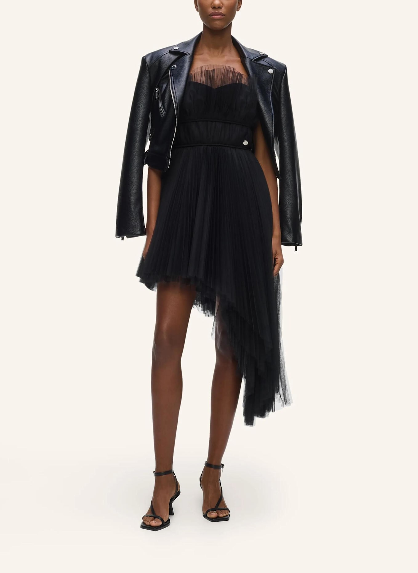 KARL LAGERFELD Kleid: SCHWARZ