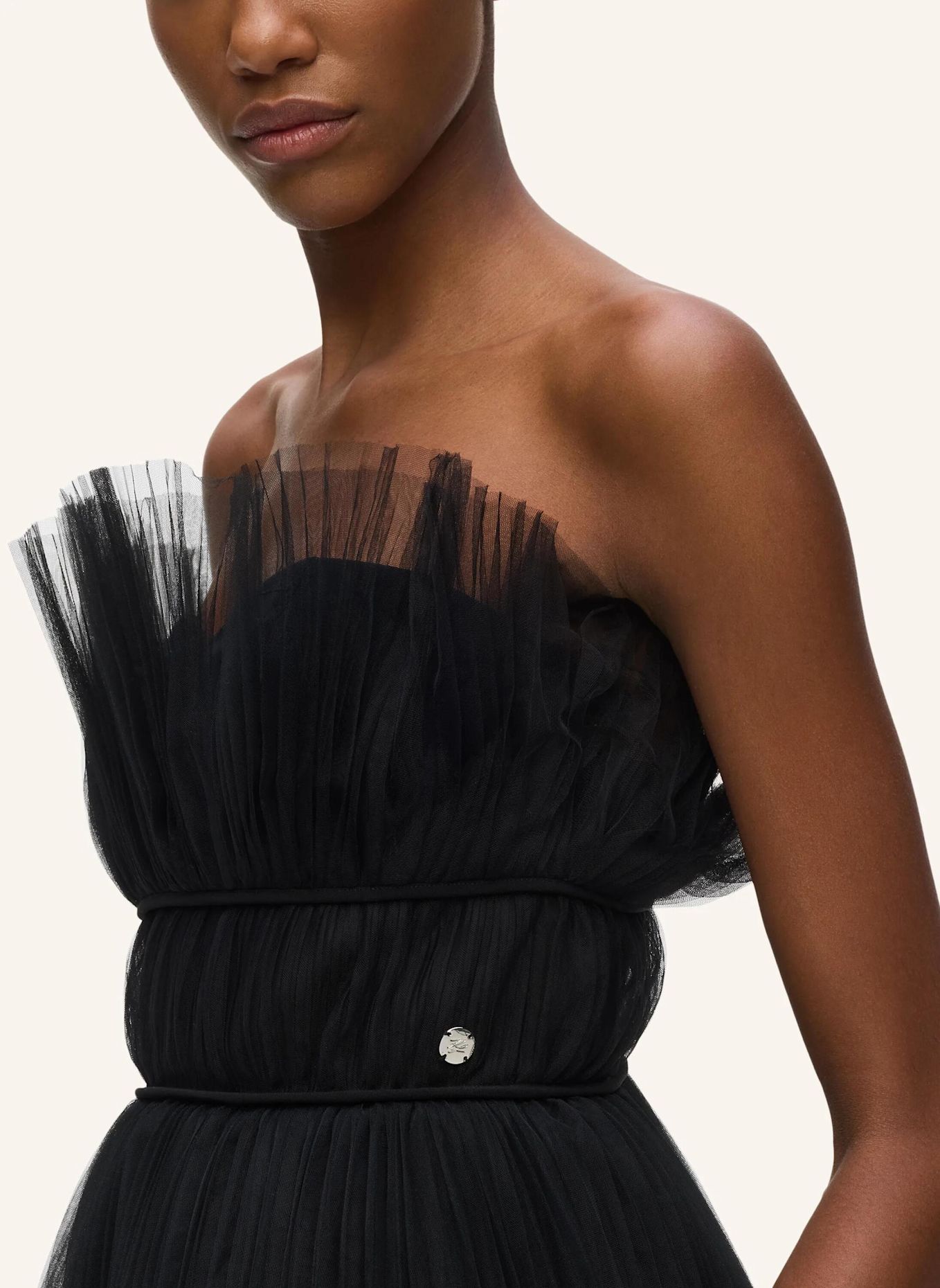 KARL LAGERFELD Kleid: SCHWARZ