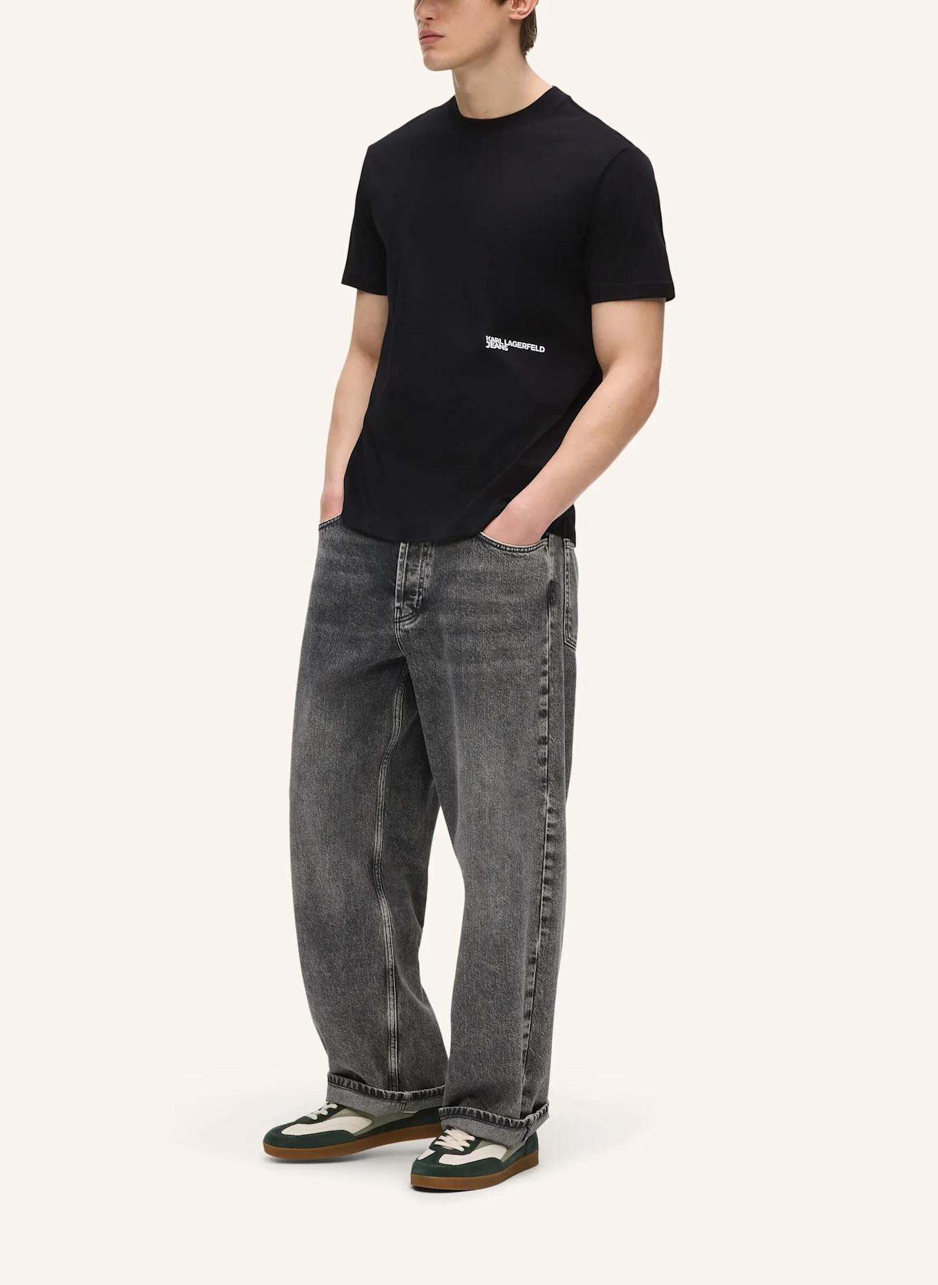 KARL LAGERFELD JEANS T-shirt: SCHWARZ