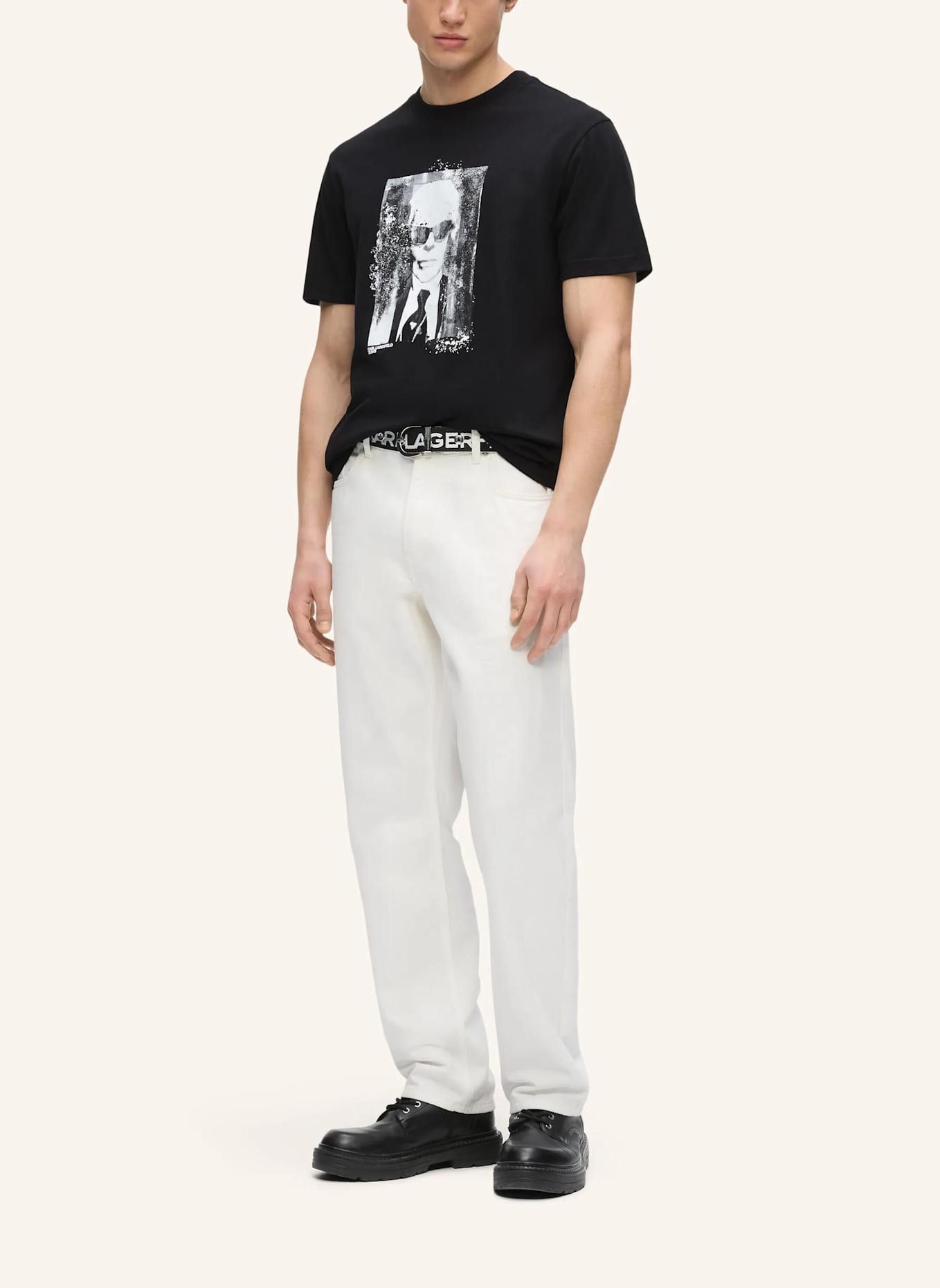 KARL LAGERFELD JEANS T-shirt: SCHWARZ