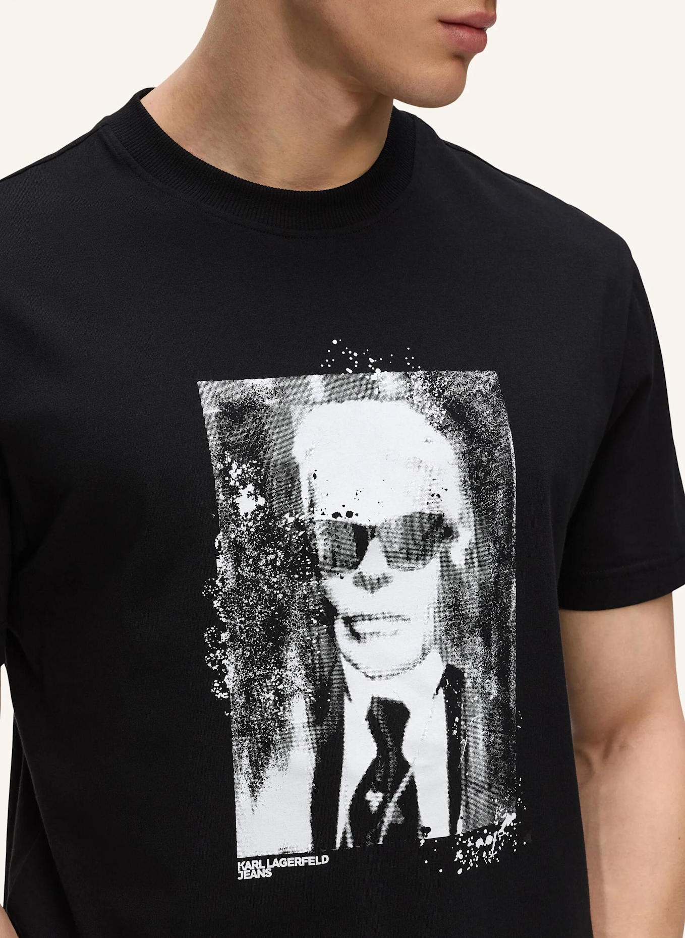 KARL LAGERFELD JEANS T-shirt: SCHWARZ