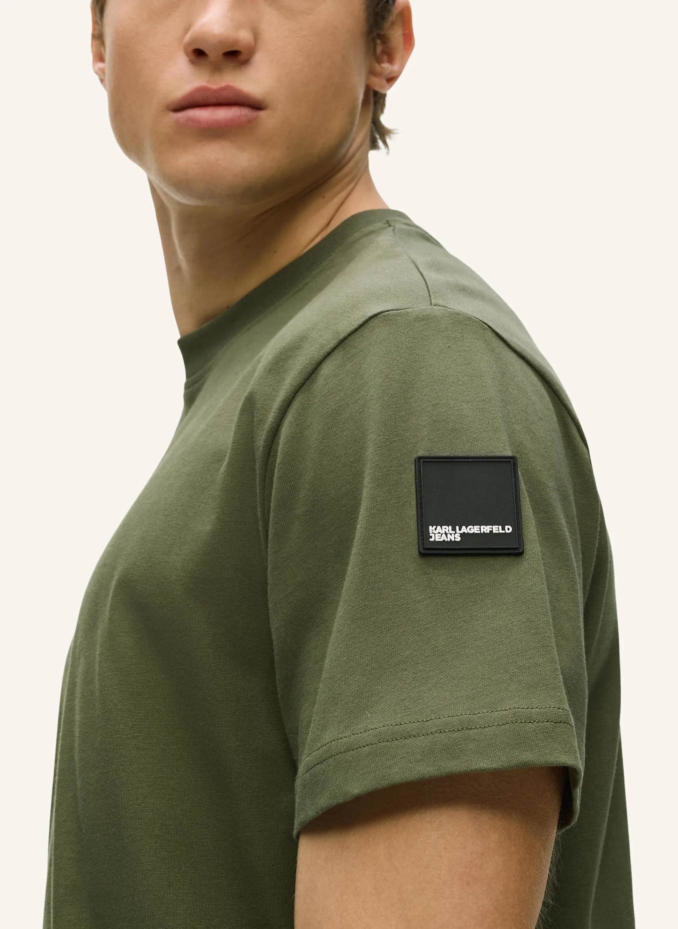KARL LAGERFELD JEANS T-shirt: KHAKI
