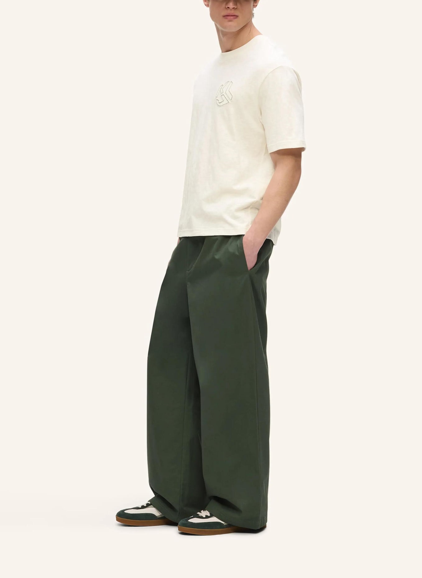 KARL LAGERFELD JEANS T-shirt: BEIGE