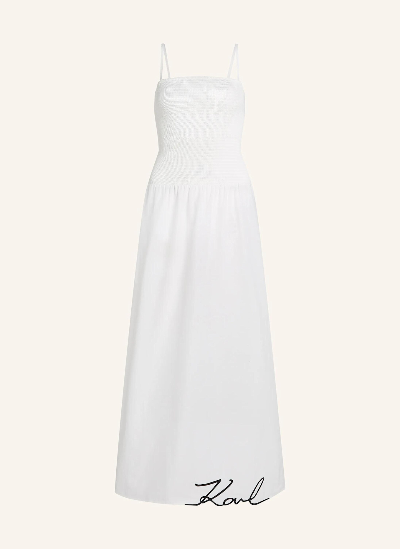 KARL LAGERFELD Strandkleid: BEIGE