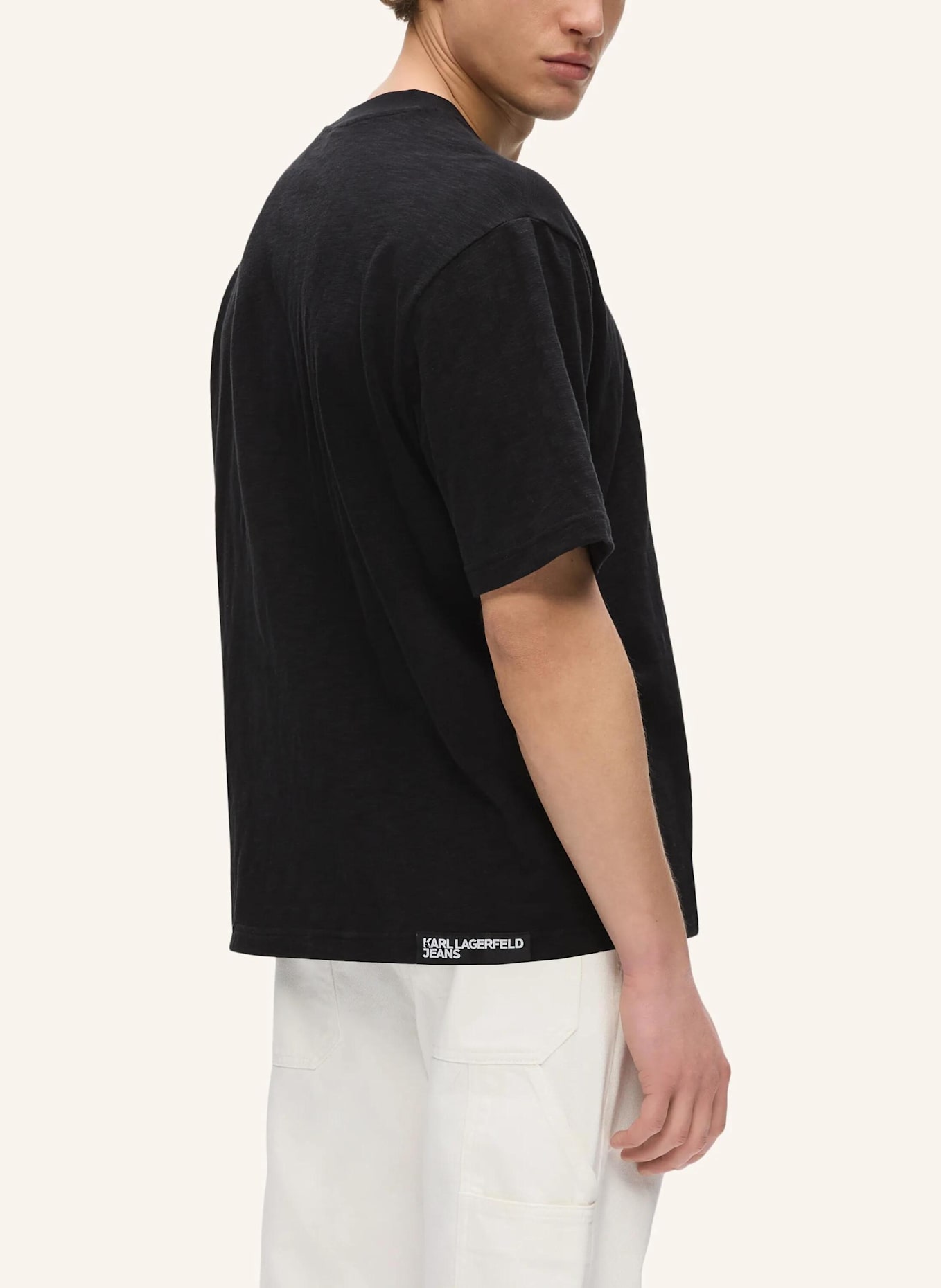 KARL LAGERFELD JEANS T-shirt: SCHWARZ