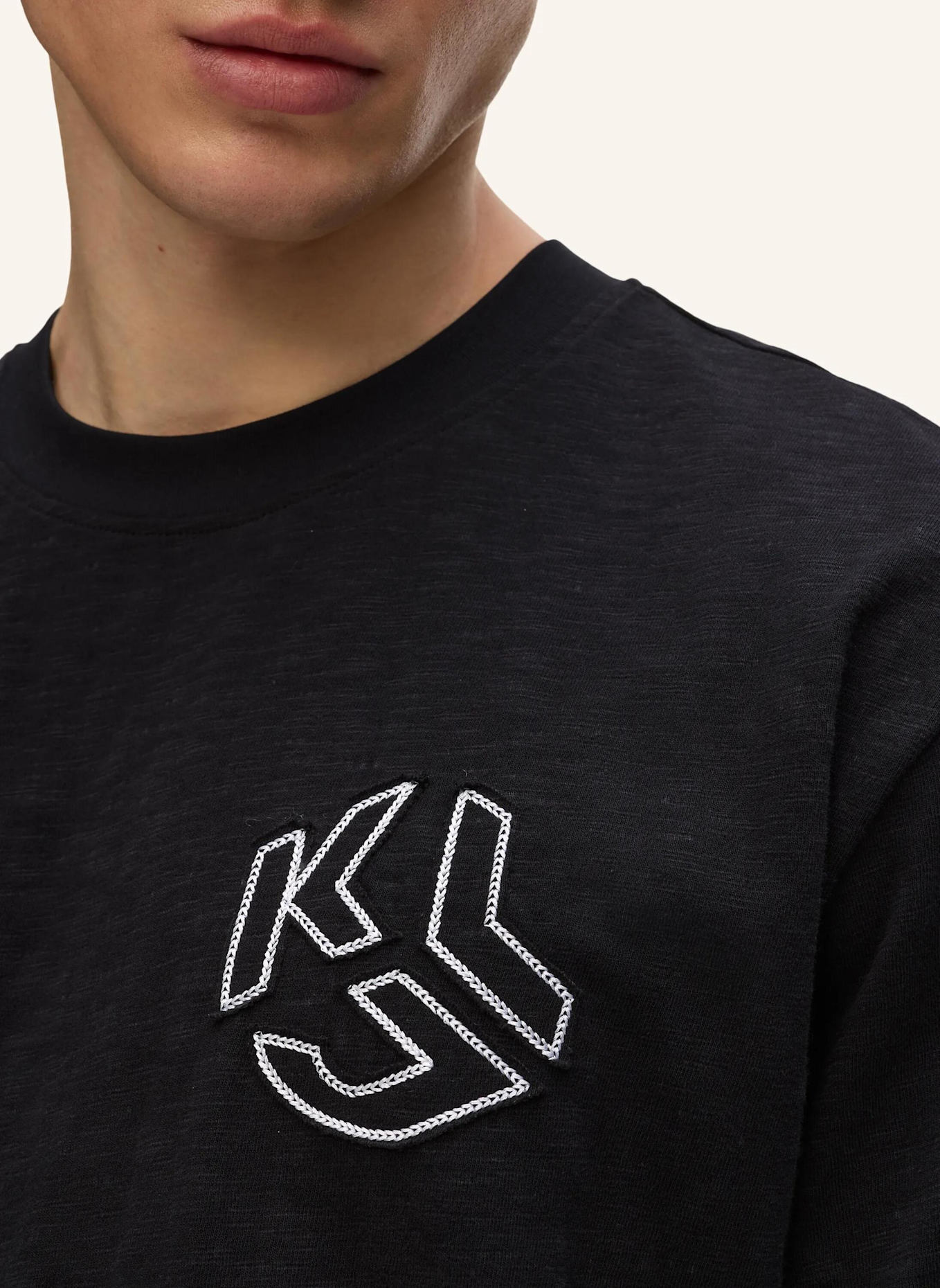 KARL LAGERFELD JEANS T-shirt: SCHWARZ