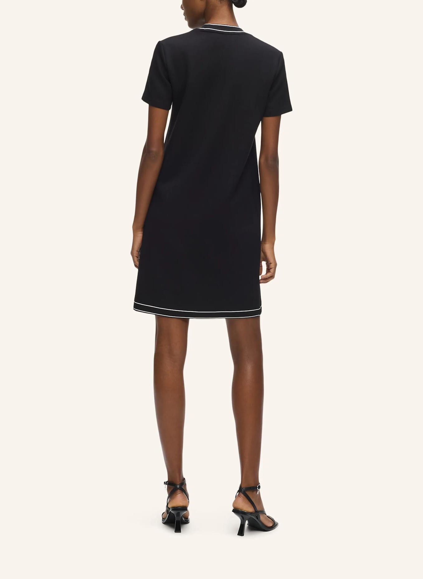 KARL LAGERFELD Kleid: SCHWARZ