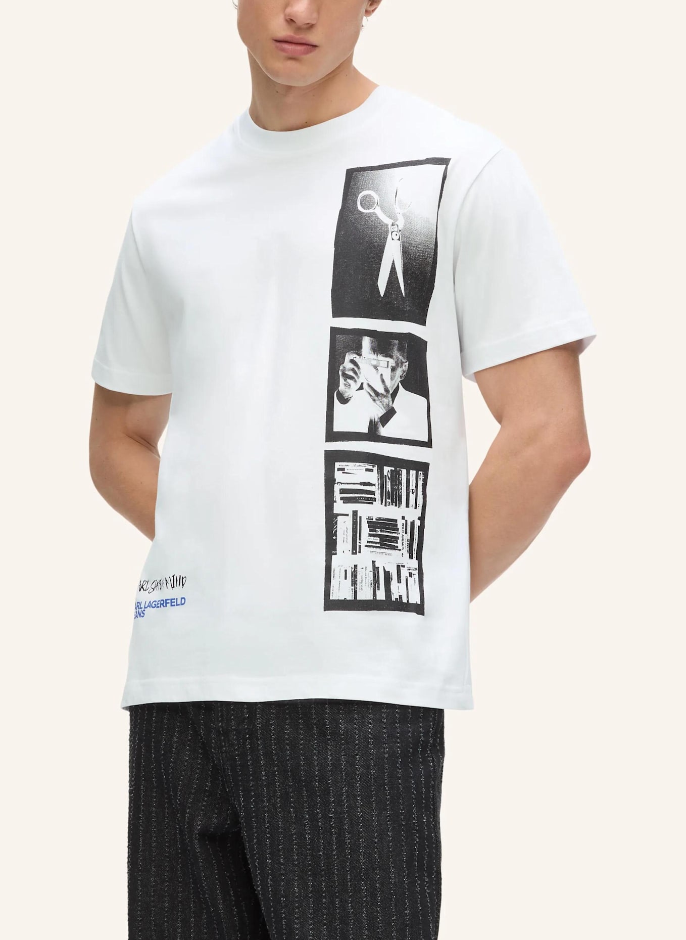 KARL LAGERFELD JEANS T-shirt: WEISS