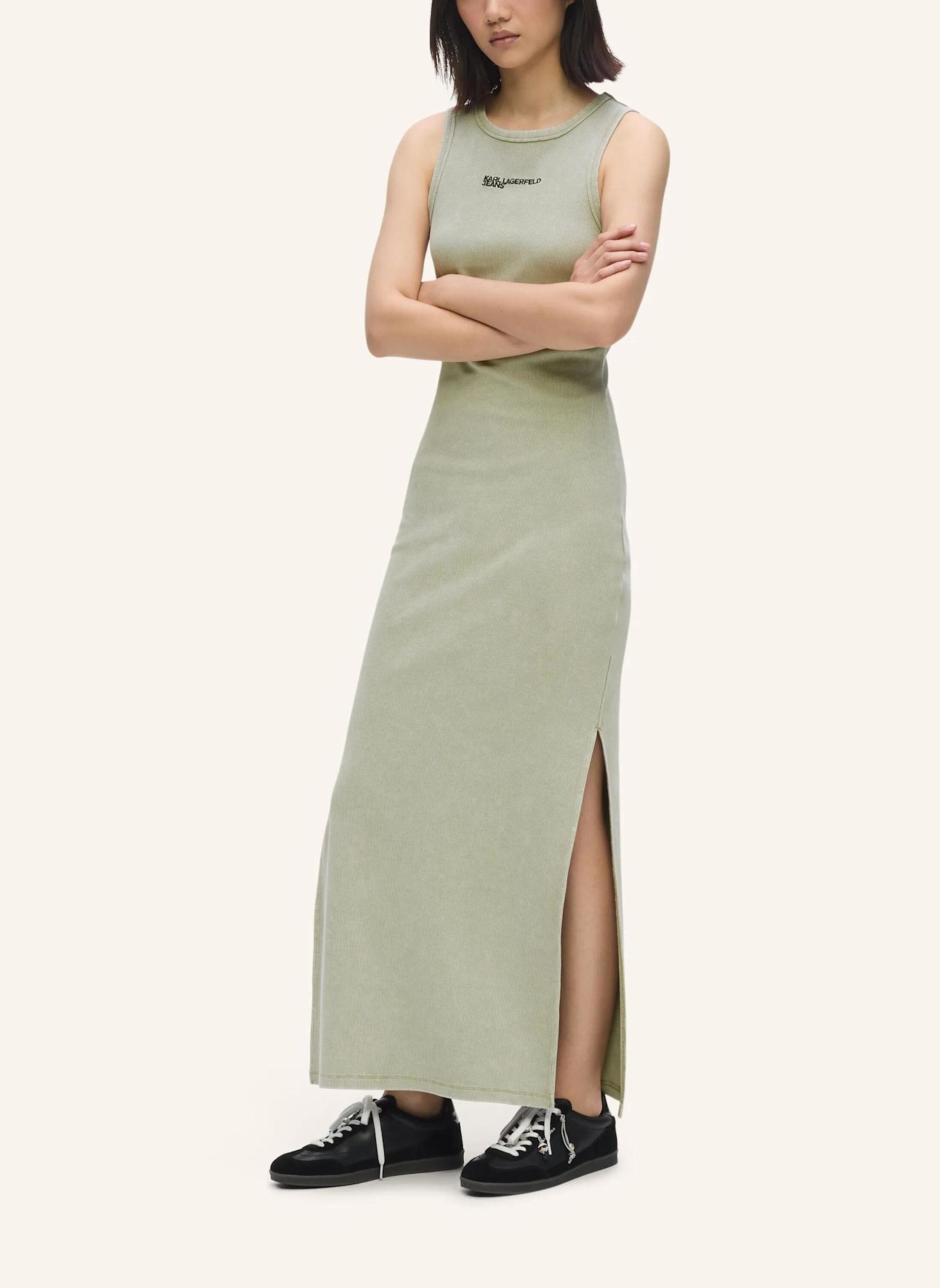KARL LAGERFELD JEANS Kleid: HELLGRÜN