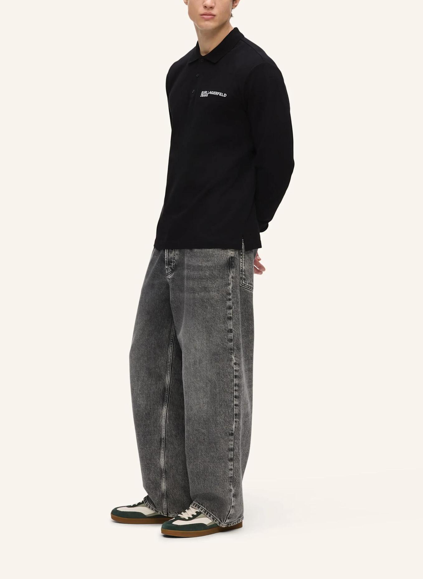KARL LAGERFELD JEANS Poloshirt: SCHWARZ