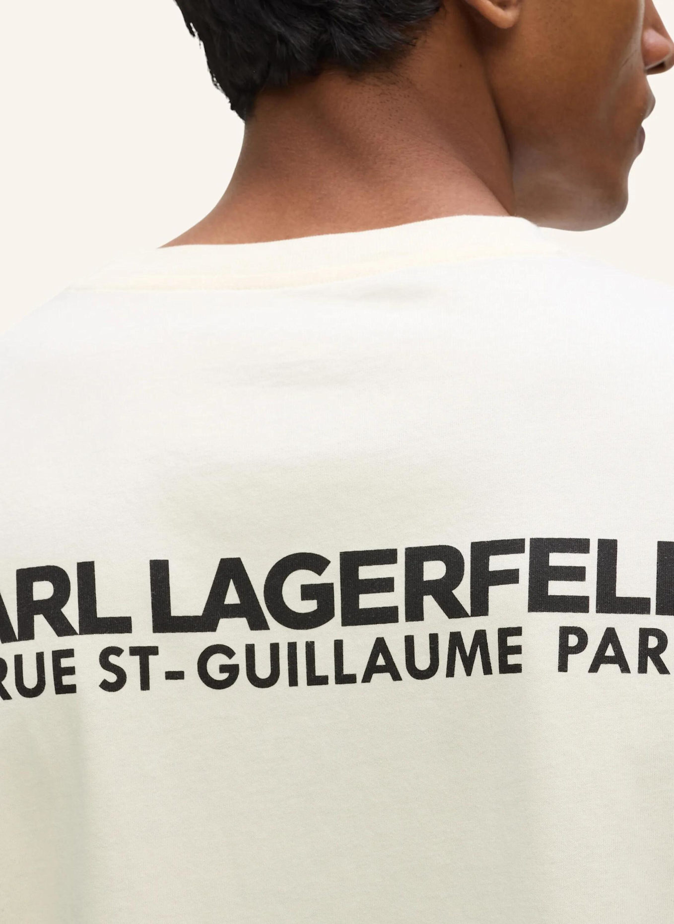 KARL LAGERFELD T-shirt: BEIGE