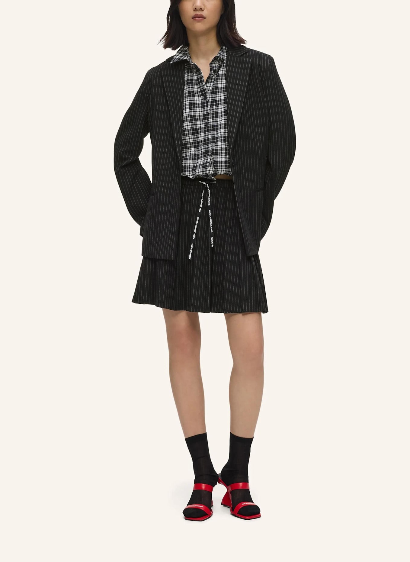 KARL LAGERFELD JEANS Blazer: SCHWARZ
