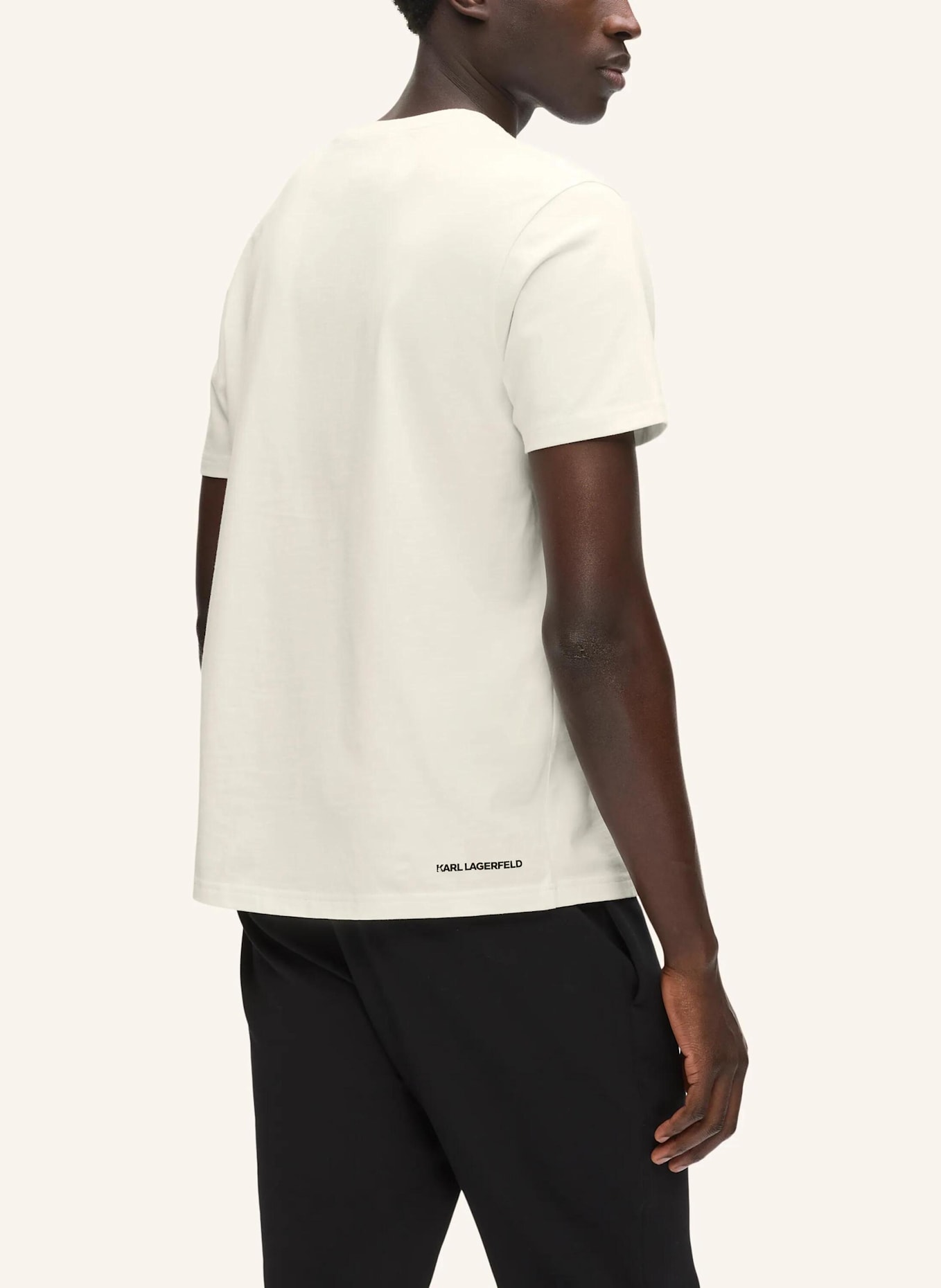 KARL LAGERFELD T-shirt: BEIGE
