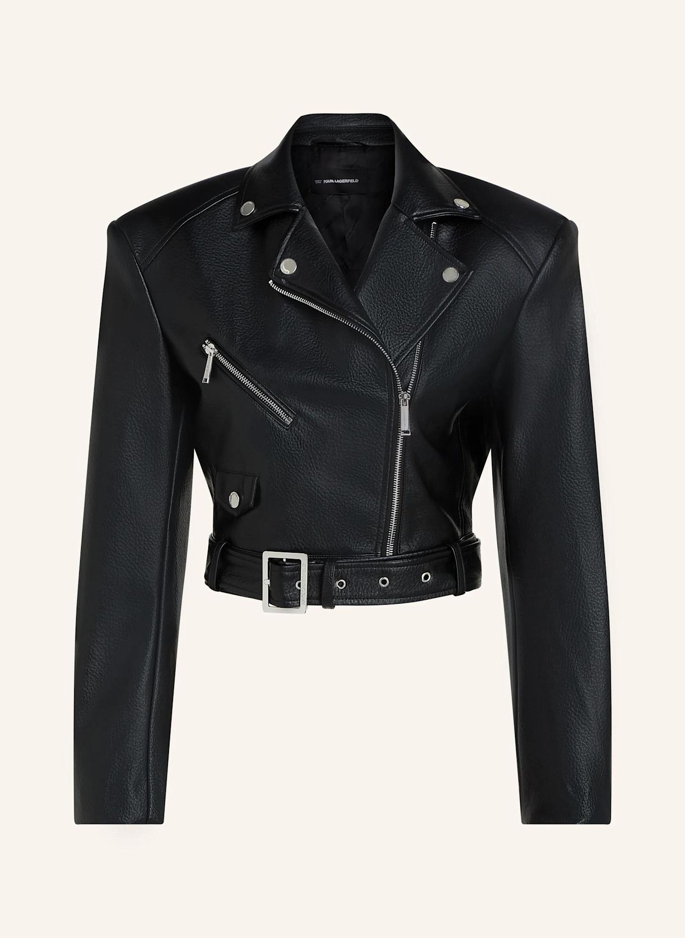 KARL LAGERFELD Bomberjacke: SCHWARZ