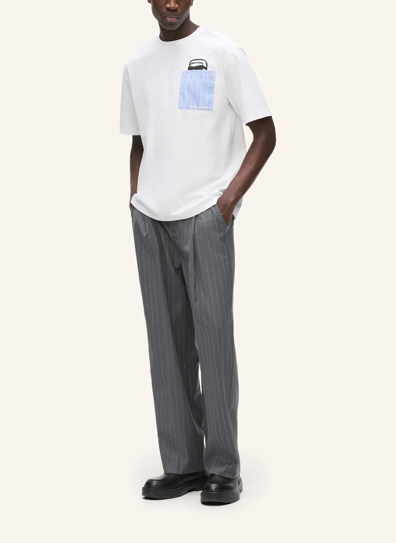 KARL LAGERFELD T-shirt: WEISS
